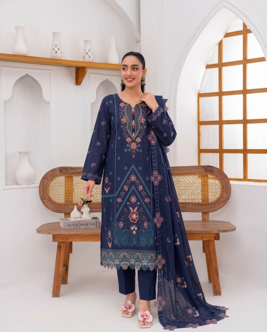 Zyshas Vol 103 Embroidered 3 Piece Suit