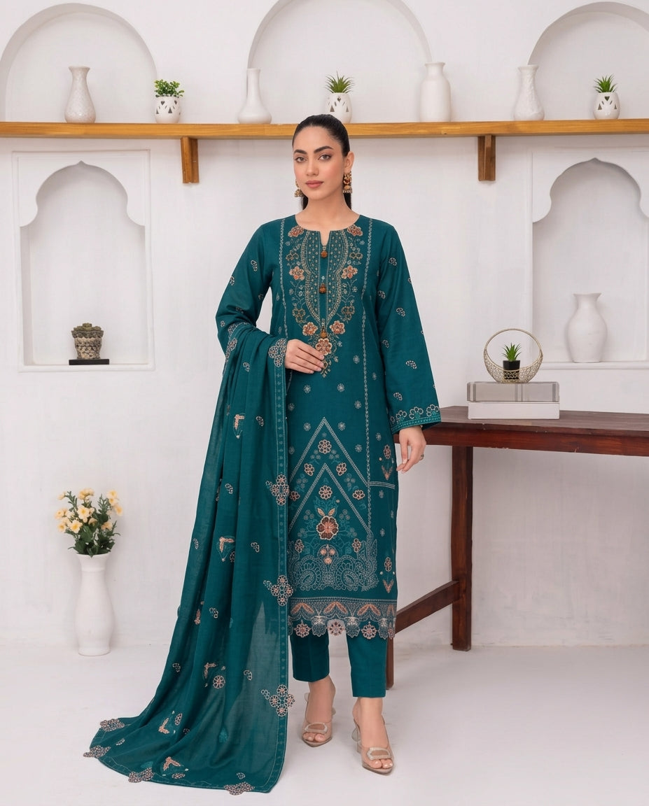 Zyshas Vol 103 Embroidered 3 Piece Suit