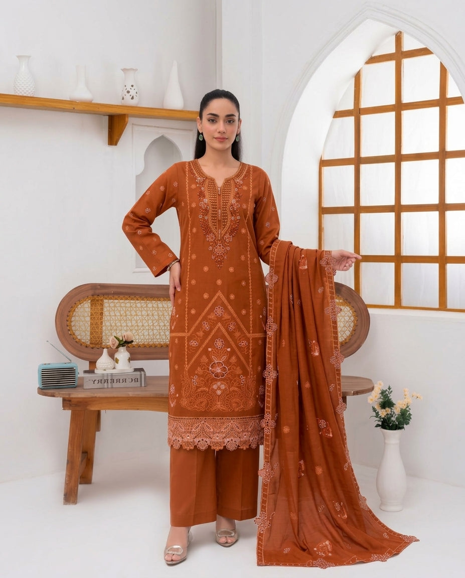 Zyshas Vol 103 Embroidered 3 Piece Suit