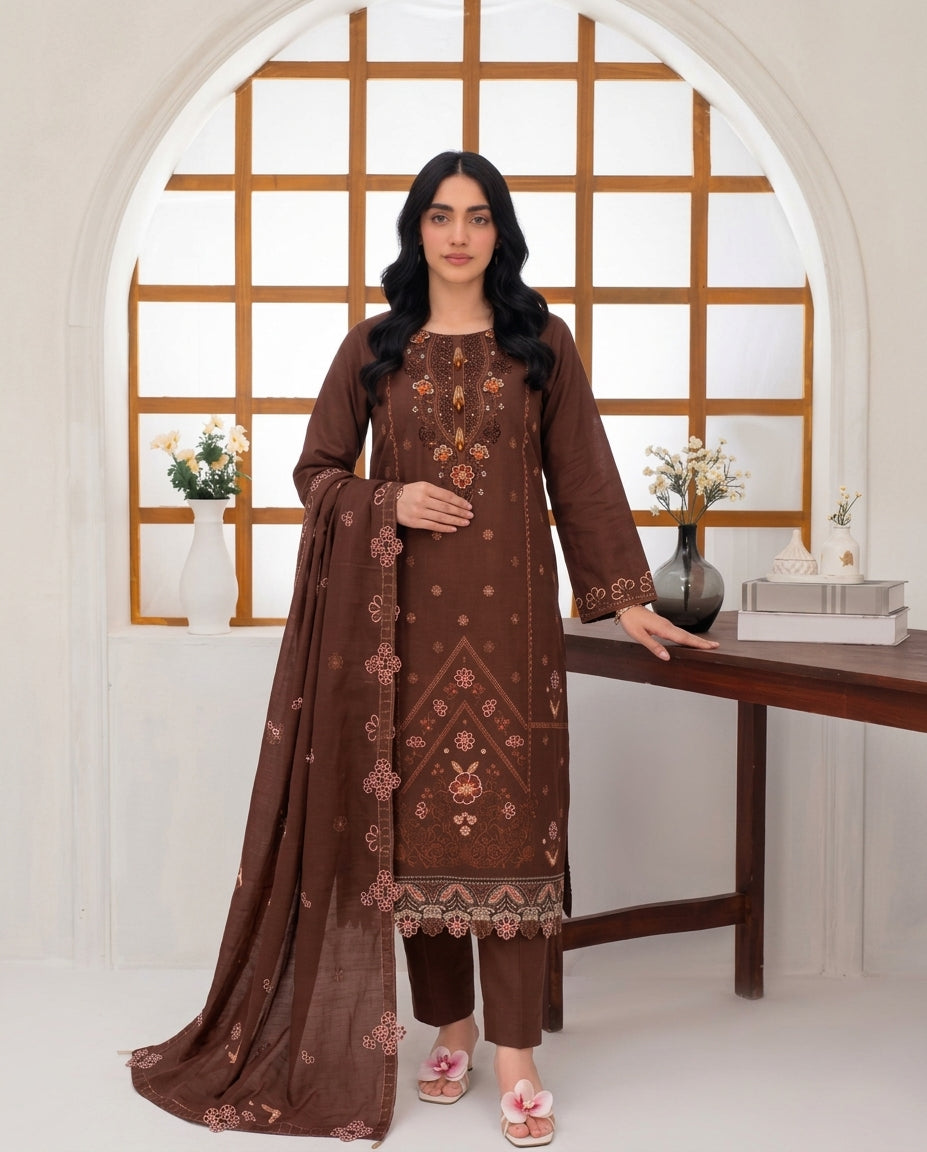 Zyshas Vol 103 Embroidered 3 Piece Suit