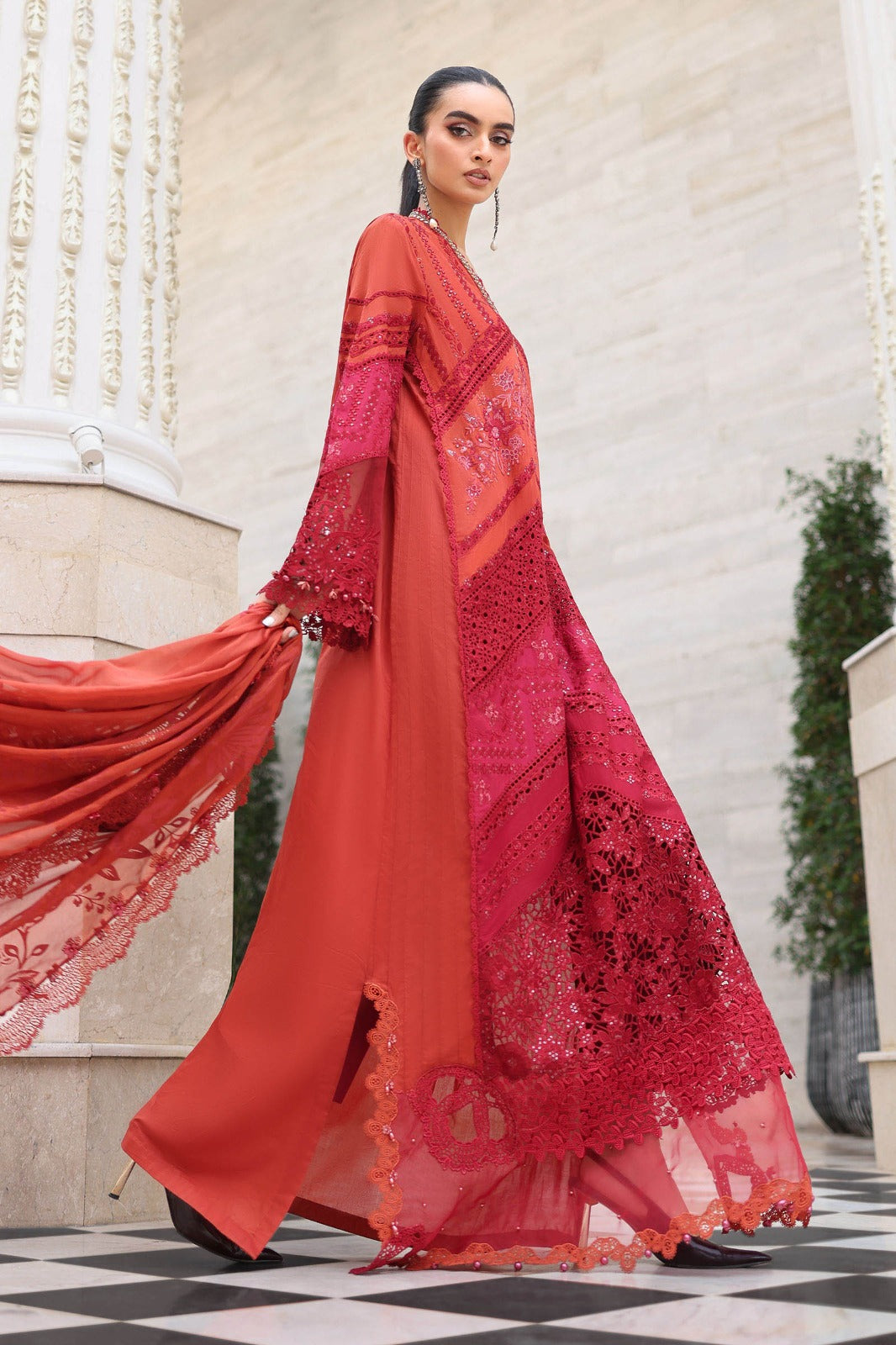 3 Piece Embroidered Lawn Suit